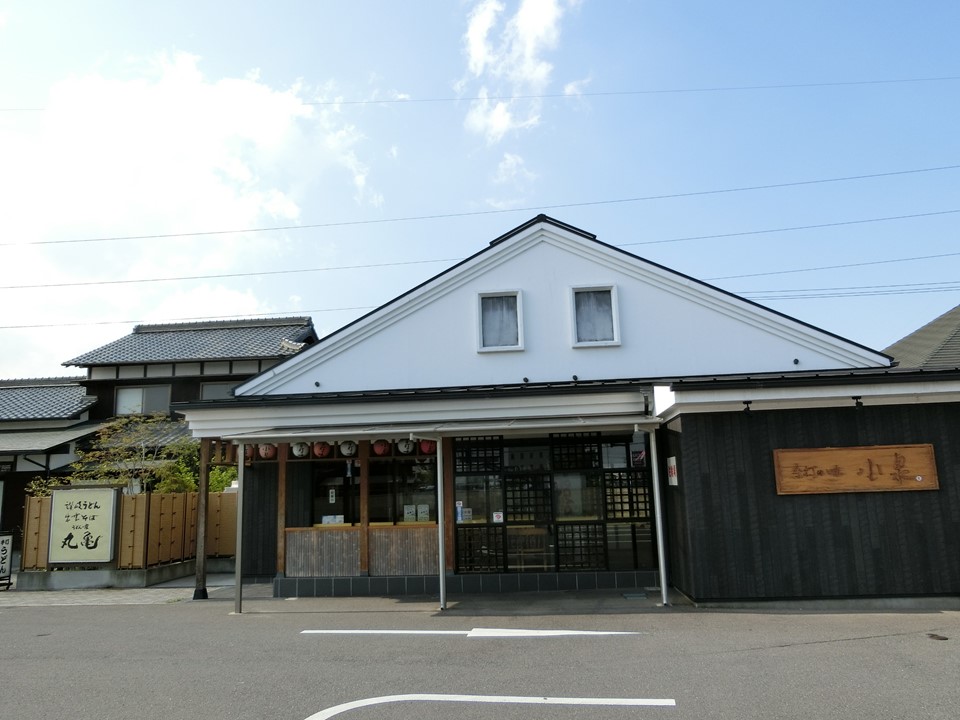 福岡県行橋市　手打の味 小泉行橋店様　監視カメラ施工