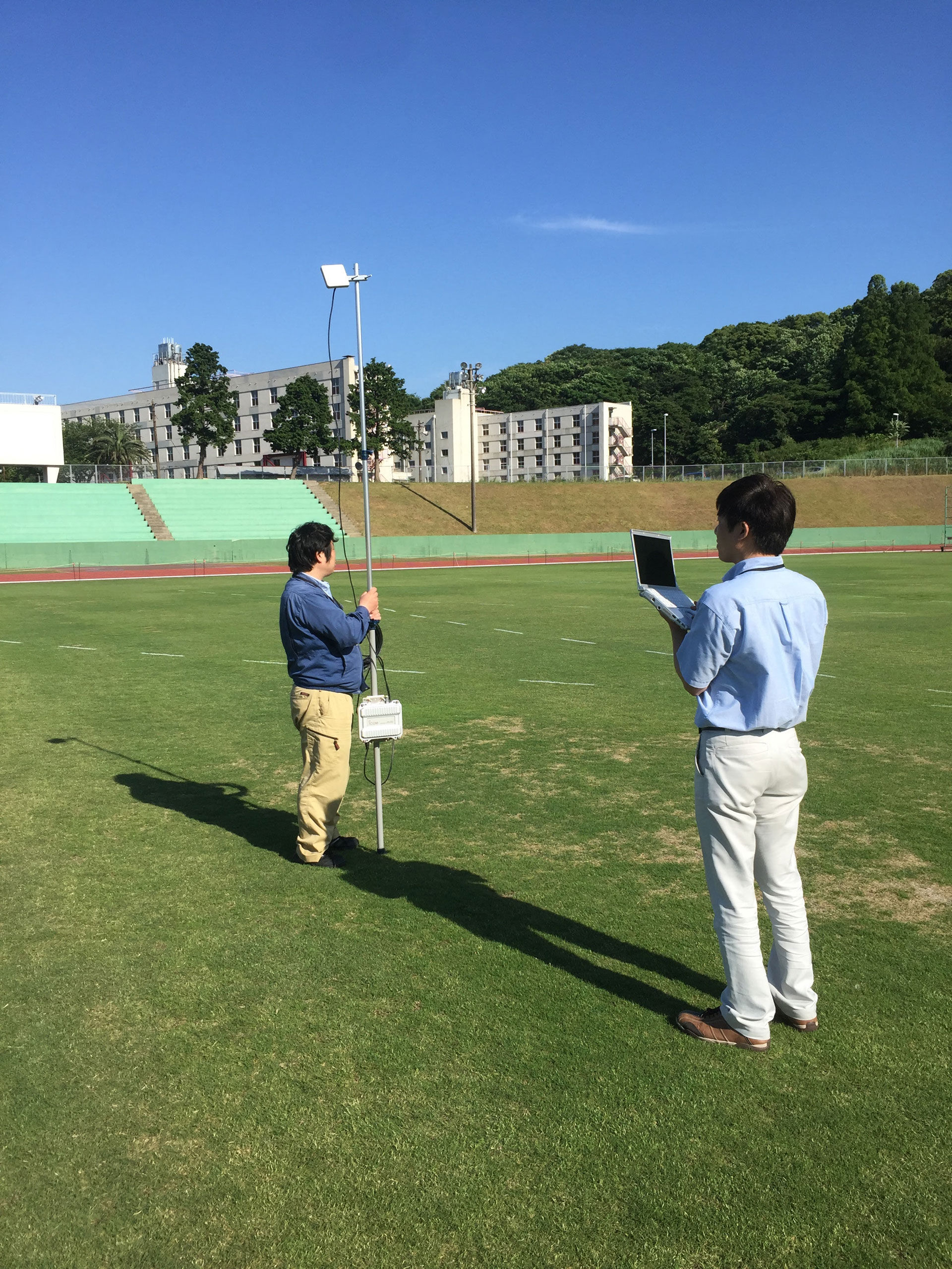 北九州市立鞘ヶ谷陸上競技場　無線LAN設備