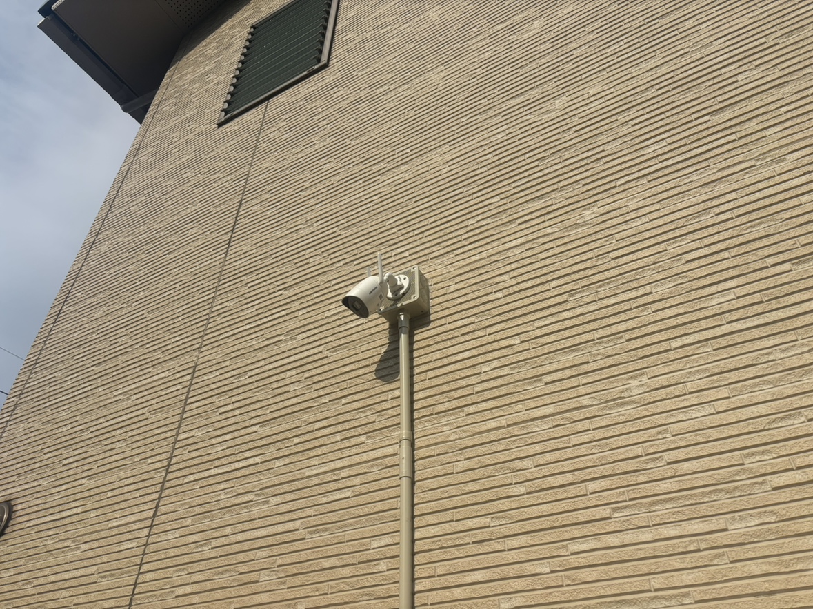 戸畑区某戸建て 防犯カメラ新規導入工事