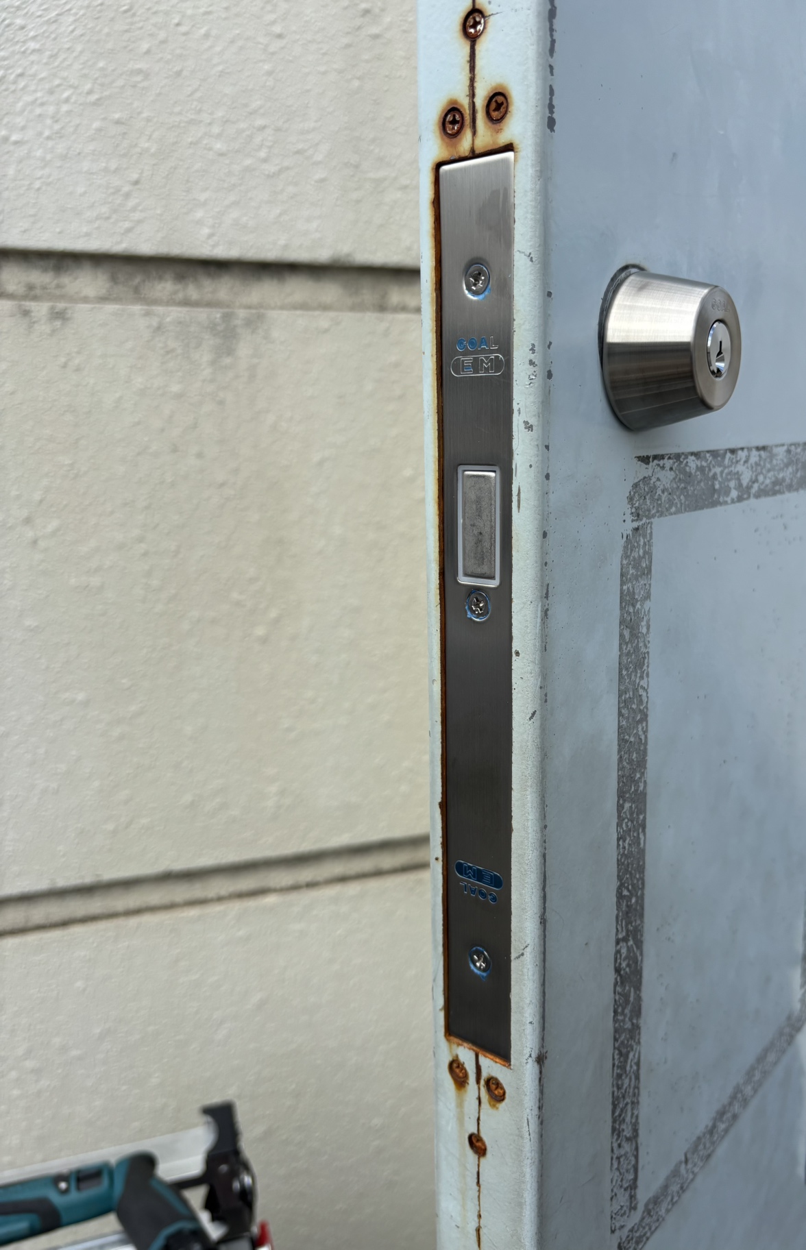 北九州市内 某ユーザー様 電気錠入替工事