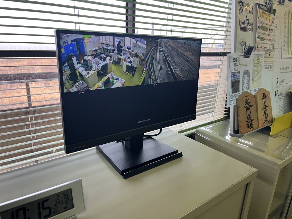 小倉北区 福琉工業株式会社様　防犯カメラ設置工事