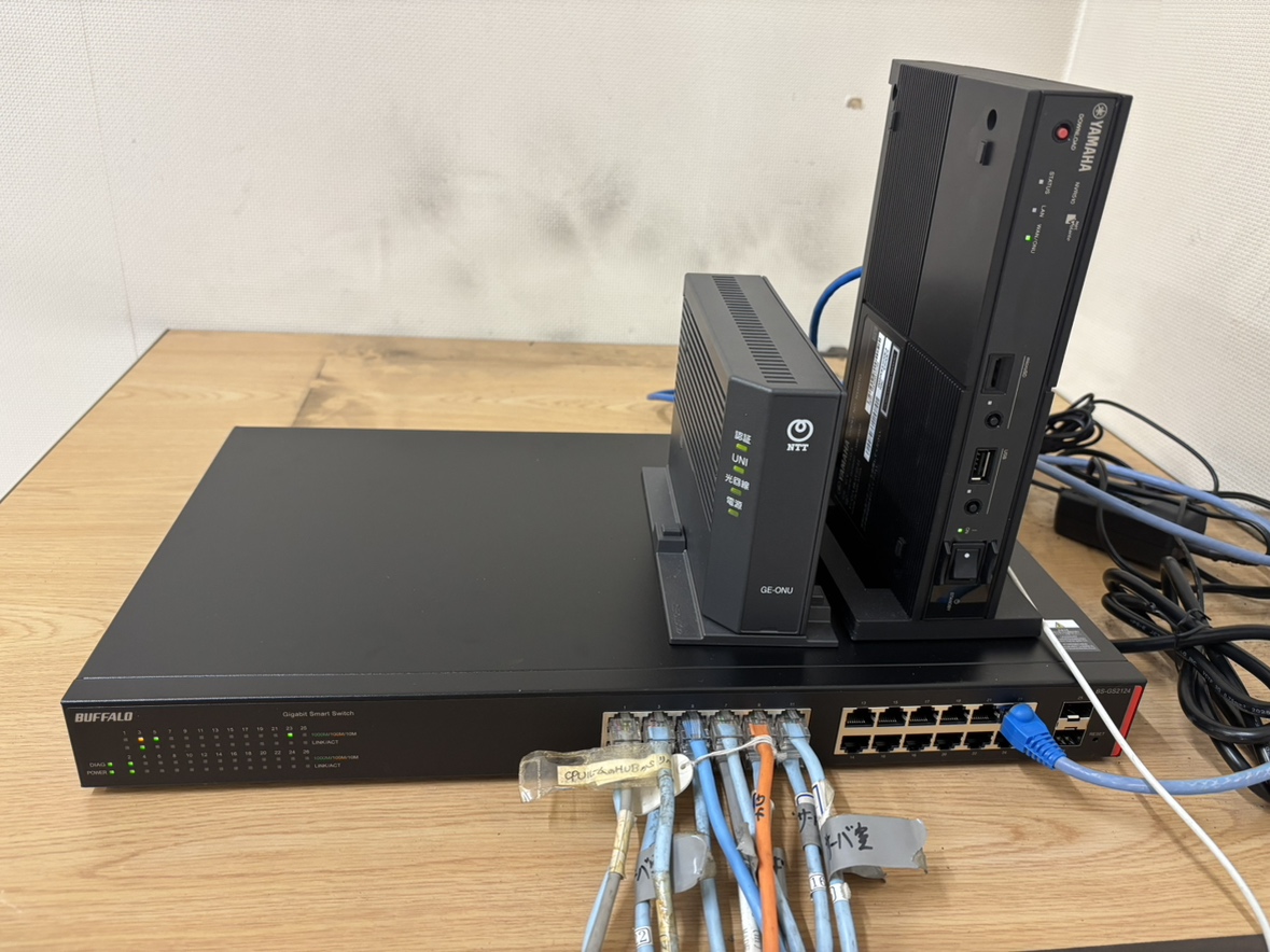 某学校様（北九州市小倉南区）ネットワーク機器入替