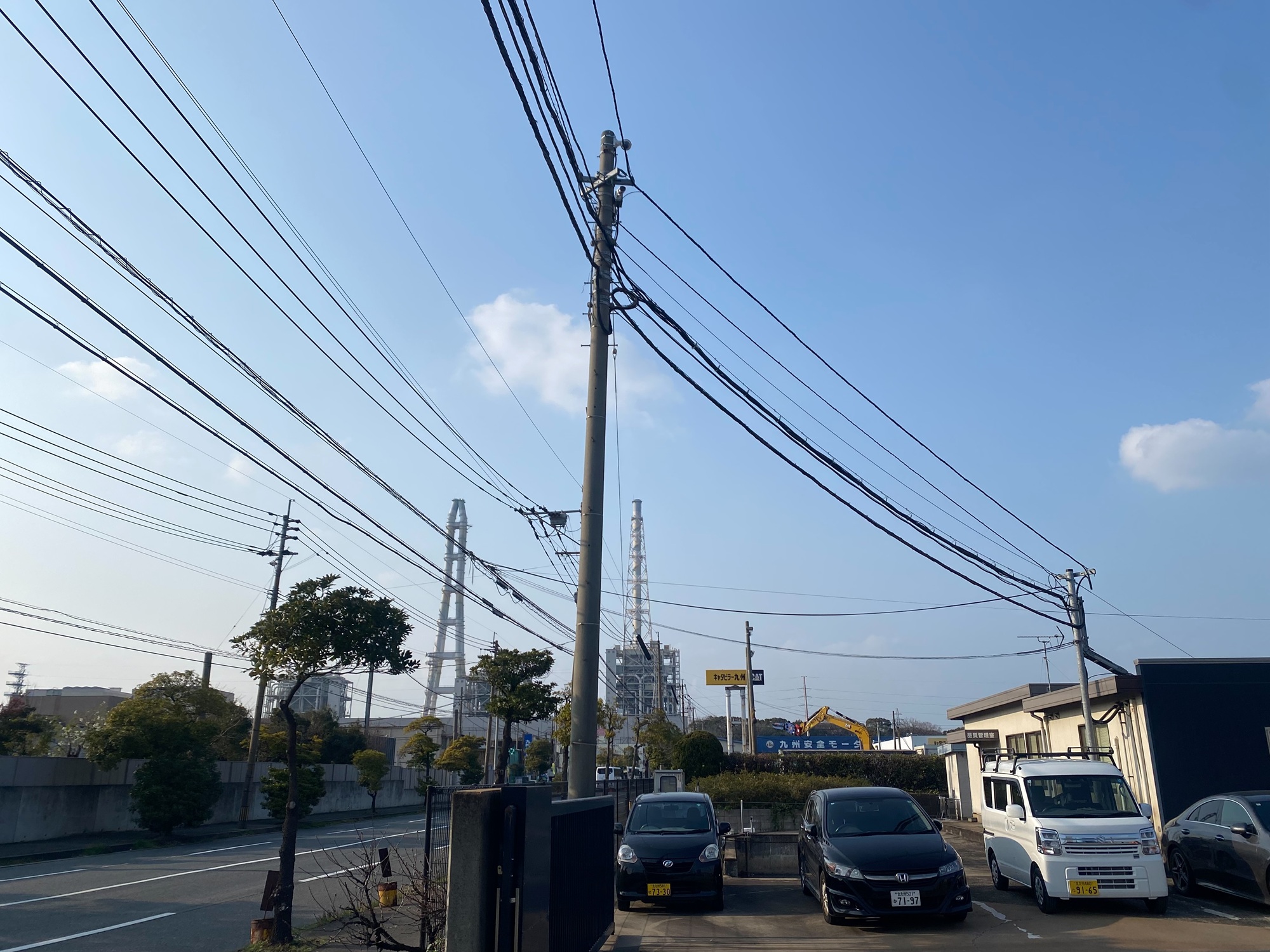 小倉北区西港町 某工場様 監視カメラの取替及び、ズームカメラ増設工事