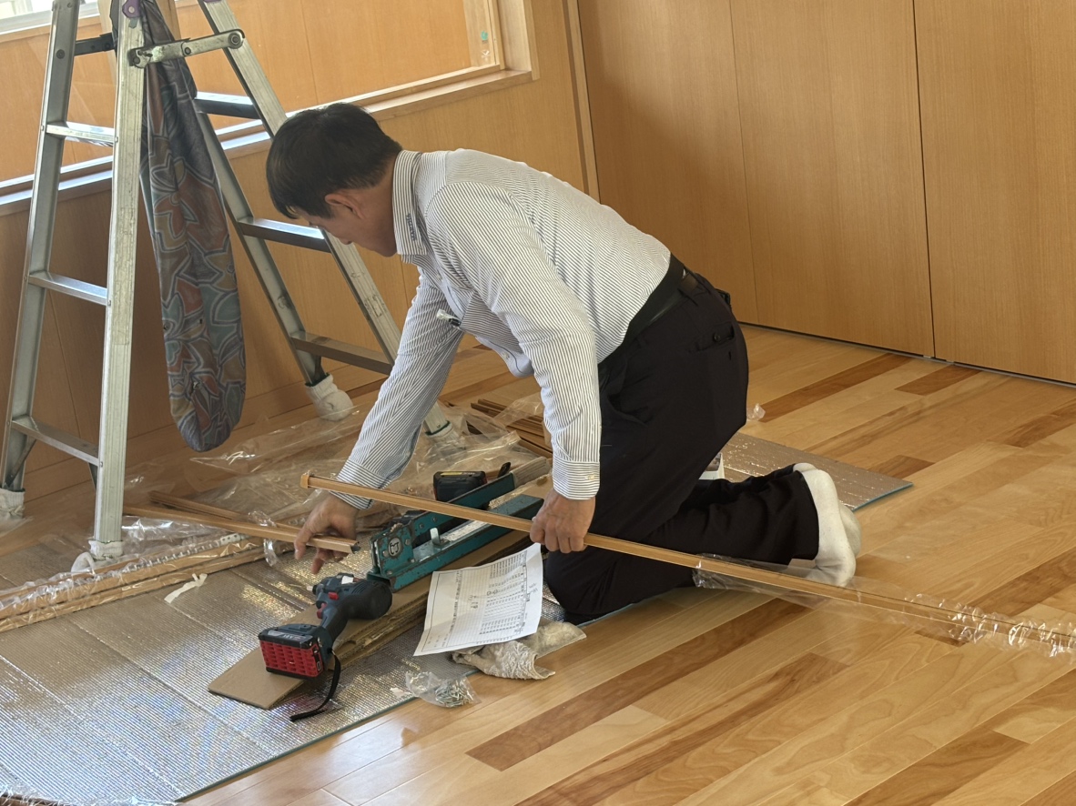 某保育園様（福岡県築上郡）　カーテン設置工事