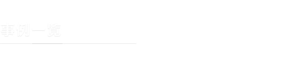 事例一覧(各種介護施設)